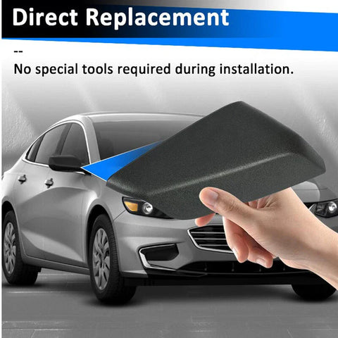 Chevrolet Malibu Black Textured Side Mirror Cover Caps (2016-2020)