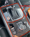 Mazda CX-5 CX5 Fiber Gear Box Handbrake Console Cover Trim (2017-2021)