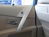 BMW E60 E61 4 x Silver Door Arm Grip Handle Covers (2004-2006)