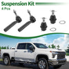 Chevrolet Silverado 1500 4 x Front Suspension Kit Tie Rod Ends Ball Joints