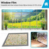 Universal Fit Static Cling Window Film Privacy Glass Sticker