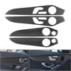GLC Class Carbon Fiber Black Interior Door Panel Cover Trim (2016-2021)