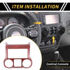 Jeep Wrangler JK JKU Central Console Dashboard Cover Trim (2011-2017)
