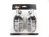 Yamaha CT3 1973 Silver Foot Pegs Set (Left & Right Pair)