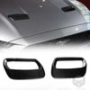 Mustang 2018-2022 Carbon Fiber Car Engine Hood Air Outlet Vent Cover Trim