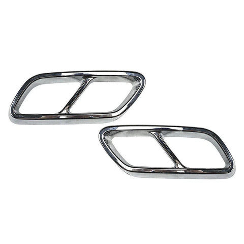 Mercedes C-Class Chrome Rear Exhaust Muffler Tail Pipe Cover Trim (2022-2023)