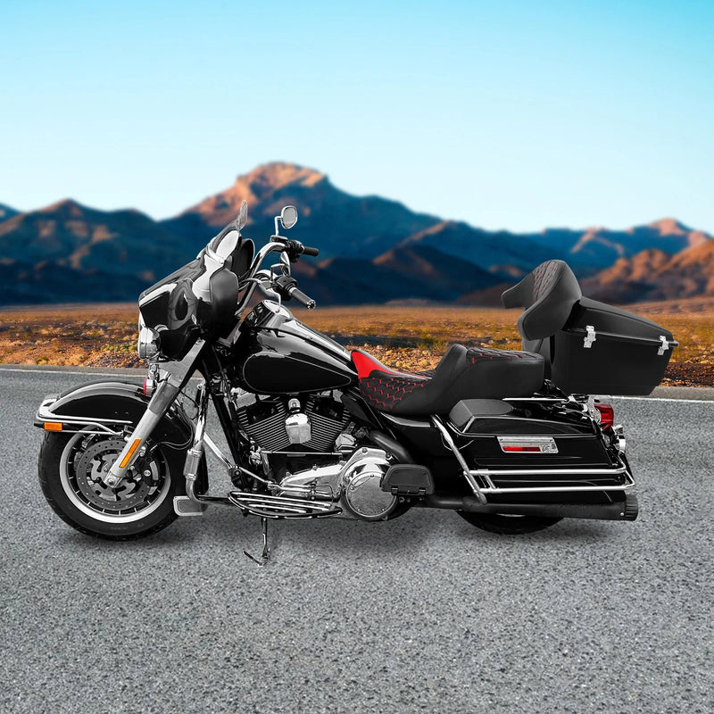 Harley Touring Street Road Glide Driver Passenger Seat Backrest (2009-2013)
