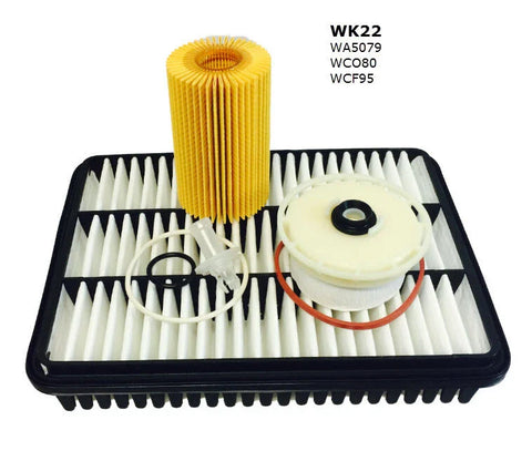 Toyota Landcruiser VDJ78 VDJ79 WESFIL 4.5L Filter Service Kit