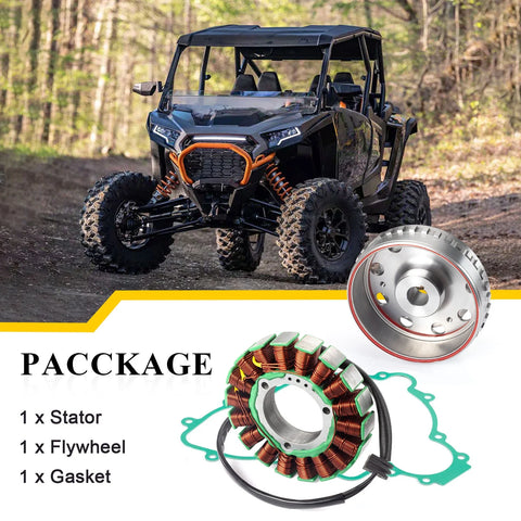 Polaris Ranger 900 XP RZR 900 / 1000 Stator + Flywheel W/ Gasket (2013–2024)