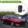 Mazda 3 (2014-2018) Black Carbon Fiber Blue Car Gear Shift Knob Cover