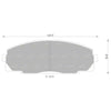 Toyota Hiace Tora Front Disc Brake Pads (1995–2003)