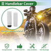 Motorcycle TPU White 25mm Hand Grips Cover Kit