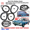 Windshield Front Rear Door Rubber Fits Datsun Sunny B210 120Y 4D SED 1973-77 D05
