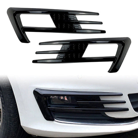 Volkswagen Golf MK7 Black Fog Light Lamp Cover (2013-2016)