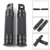Harley Motorcycle Black Aluminum Foot Pegs (Fits Various Models)