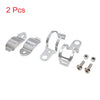 Harley Davidson Motorcycle Turn Signal Light Fork Clamp Holder Bracket 2pcs