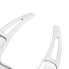 Ford Mustang Aluminum Alloy Silver Tone Steering Wheel Shift Paddle