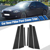 BMW 5 Series Gloss Carbon Pattern Door Window Pillar Post Cover Trim (2011-2017)
