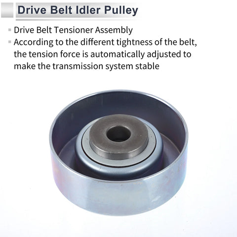 Hyundai Sonata, Kia (1990-1998) - 1 Pc Drive Belt Idler Pulley
