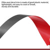 Jeep Cherokee 2016-2020 Carbon Fiber Black Door Pillar Window Trim