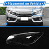 Ford Escape Front Left Headlight Lens Cover (2013-2016)