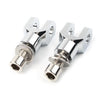 Harley Softail Silver Rear Passenger Foot Pegs (2000-2020)