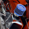 Motorcycle Car Blue 4pcs 12mm Air Filter Cleaner Round