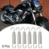 Make Model 6 x 58mm / Muffler Exhaust Pipe Spring Universal Silver Tone /