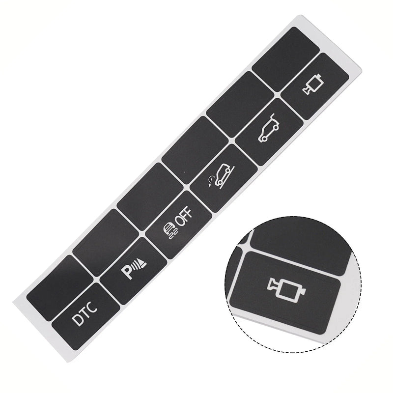 Car Model Repair Button Sticker