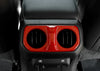 2018-2023 Jeep Wrangler JL ABS Red Rear Air Outlet Vent Cover Trim (2018-2023)