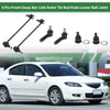 Mazda Tribute 6pcs Front Suspension Kit Outer Tie Rod Ends & Sway Bar Links