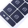 Mercedes Benz Window Switch Button Cover Set
