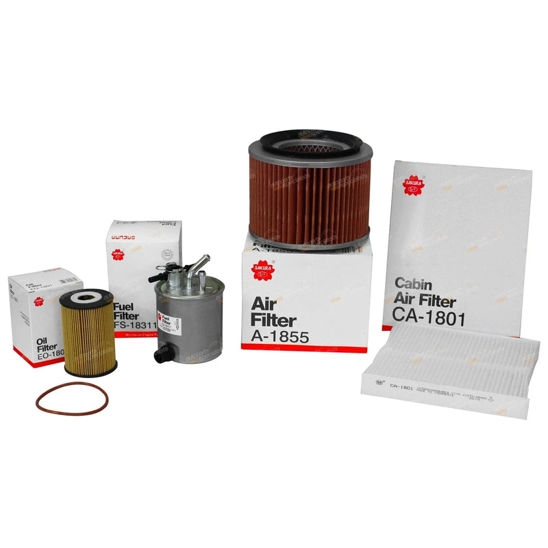 Nissan Patrol GU Air Oil Fuel 3.0L Cabin Filter Kit (2007 - 2016)
