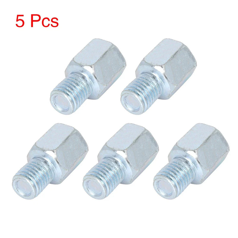 Motorcycle Bike Adapter / 5pcs 8mm LH to 10mm LH Rearview Mirrors