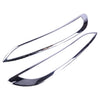 Jeep Cherokee Chrome Headlight Lamp Cover Trim (2014-2018)