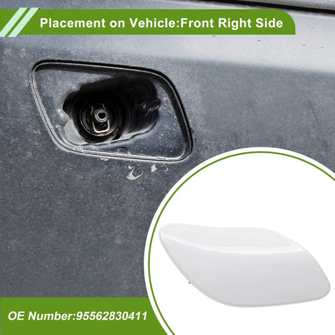 Porsche Cayenne Turbo GTS (2011-2018) - White Washer Nozzle Cover