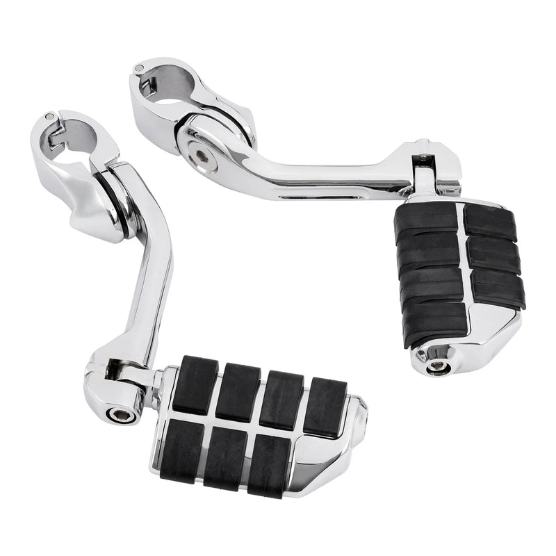 Harley Touring Engine Guard 1-1/4" Chrome Footpeg Footrest Mount