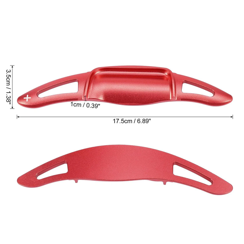 Toyota Camry SE XSE V6 Red Car Steering Wheel Shift Paddle Covers (18-20)