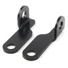 Harley Motorcycle Black Fork Clamp Turn Signal Light Mounts