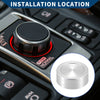 Subaru Forester Silver Tone Gear Shift Knob Cover (2019-2022)
