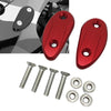 Honda CBR1000RR (2020-2023) Red Rear Mirror Block Off Base Plates