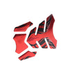 Kawasaki Ninja 250 300 400 ZX10R Red Fuel Gas Tank Pad Decals Stickers