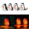 Kawasaki KLR KLE 500 650 ZX6R 4Pcs Front Rear Turn Signal Amber Lights