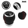 Subaru Impreza WRX STI Black Suede 6 Speed Manual Gear Shift Knob (2002-2021)