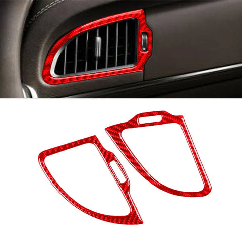 Kia Stinger (2018-2023) Red RHD Dashboard Air Vent Outlet Cover Trim