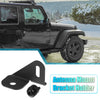 Jeep Wrangler JL JLU JK TJ Steel Driver Side Antenna Mount Bracket (2018-2023)