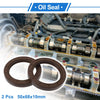 Oil Seal 50x68x10mm Brown 2 x Seal Ring Rotary Shaft Seal FKM Rubber