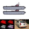 Cadillac CTS Torrent Clear 2-Color LED Rear Bumper Reflector Light