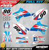 Yamaha YZF 400 (1998-2002) FORTRESS STYLE Decals Custom Graphics Full Kit