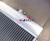 Holden V8 Chevy Motor Universal 3Cores Alloy Aluminum Radiator + Fan